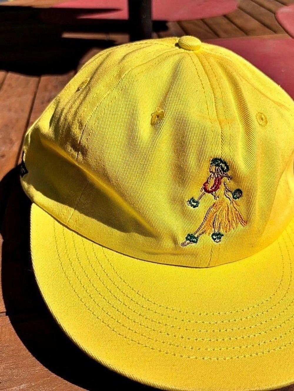 FILA Yellow Embroidered Cap